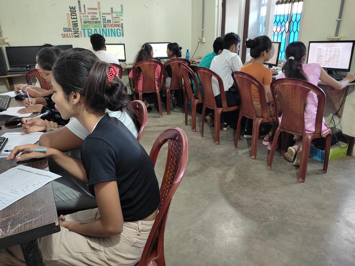 Students in computer lab